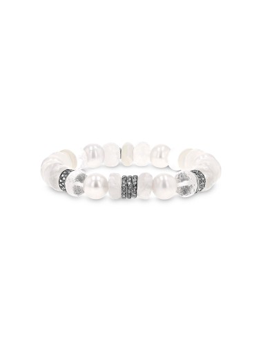 Pearl, Moonstone, Crystal and Diamond Bracelet en ligne