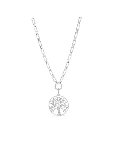 Tree of Life Diamond Pave Pendant on Soho Chain - 19" plus qu'un jeu 