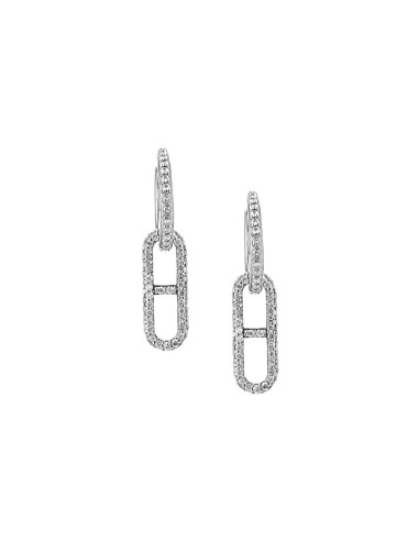 H Link Diamond Pave Huggie Hoop Earrings 2 - 3 jours ouvrés.