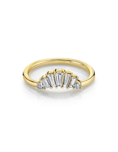 White Diamond Analee Art Deco Band Profitez des Offres !