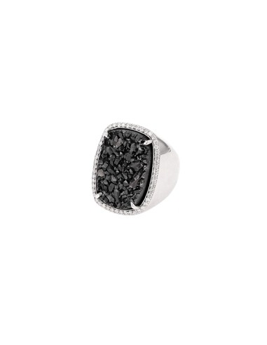 Mr. LOWE Men's Druzy & Diamond Ring destockage