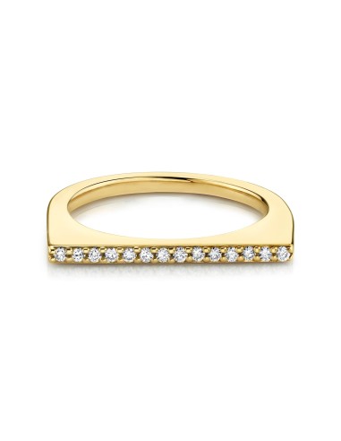 White Diamond Thin Edge Ring le concept de la Pate a emporter 