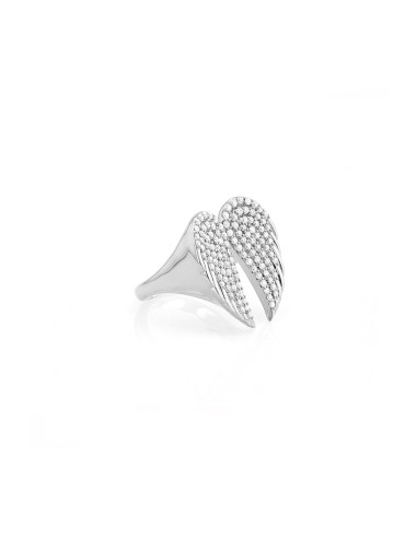 Diamond Folded Angel Wings Ring Jusqu'à 80% De Réduction