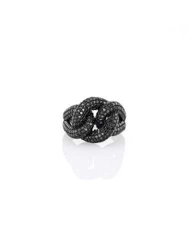 Black Diamond Love Knot Ring de l' environnement