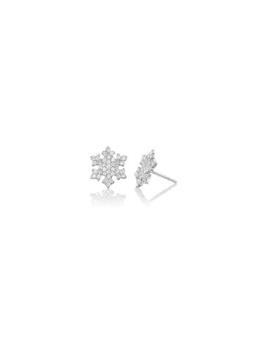 Snowflake Diamond Stud Earrings online