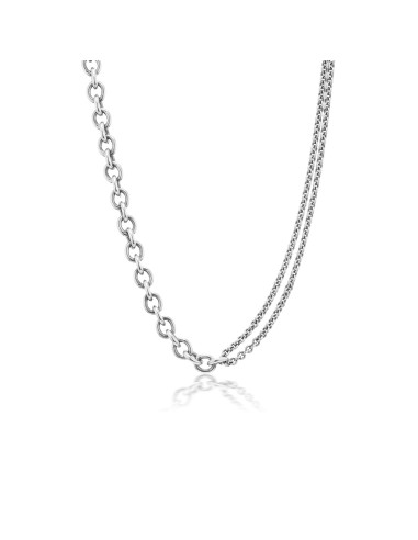 Double Cable Chain Necklace - 18" de la marque