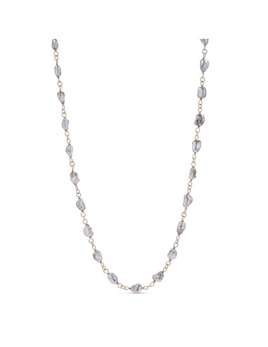 14k Tahitian Keshi Pearl Rope Necklace - 44" français