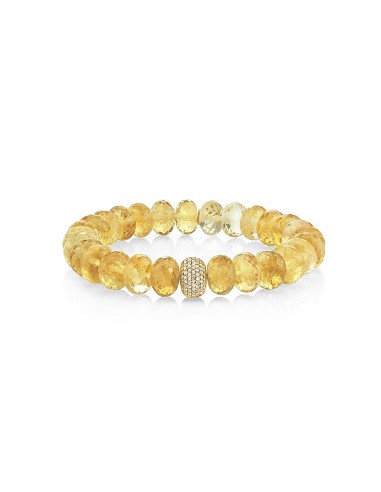 14k Citrine Bead Bracelet with Diamond Donut - 10mm Comment ça marche