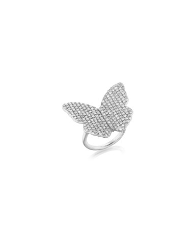 Medium Diamond Butterfly Statement Ring sur le site 