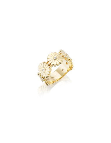 14k Gold Flower Power Daisy Band Ring Comment ça marche