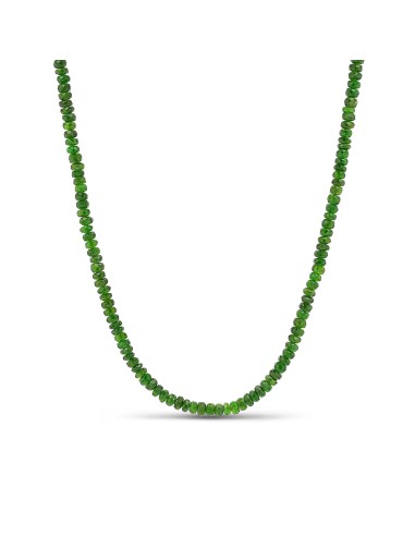 14k Chrome Diopside Layering Necklace - 20" pas cher chine