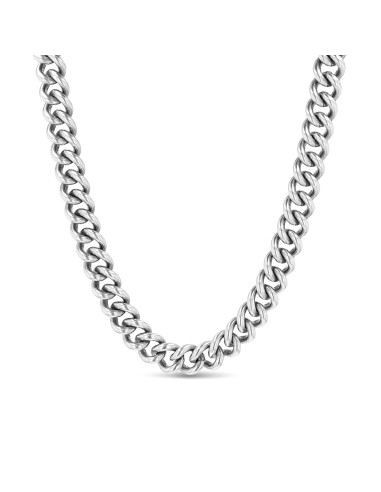 XL Curb Chain Necklace with Diamond Clasp - 17" Jusqu'à 80% De Réduction