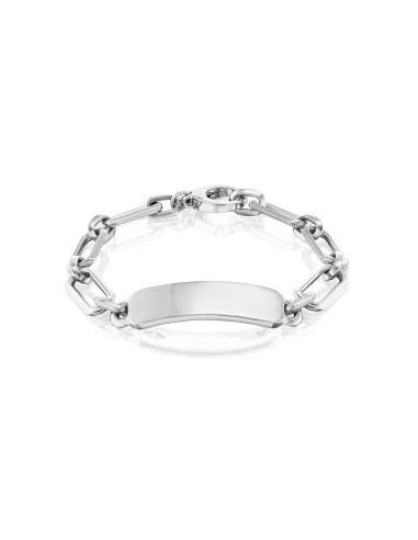 Custom Engravable Silver Signature Gwyneth ID Bracelet acheter en ligne