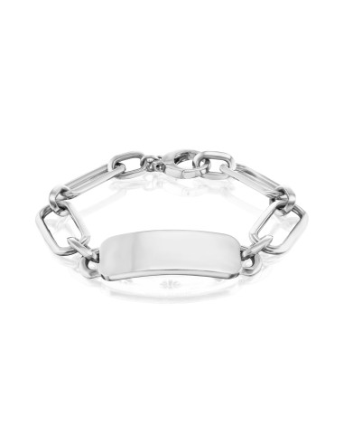 Custom Engravable Silver Large Gwyneth ID Bracelet Comment ça marche