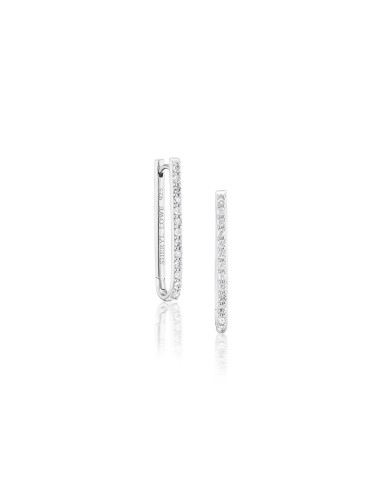 Diamond Paperclip Earrings de la marque