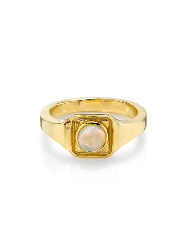 Opal Boyfriend Signet Ring Vous souhaitez 