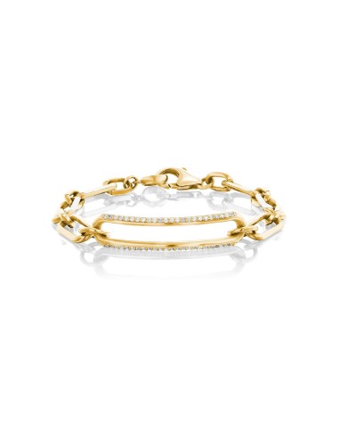 14k Open ID on Gwyneth Chain Bracelet pas cheres