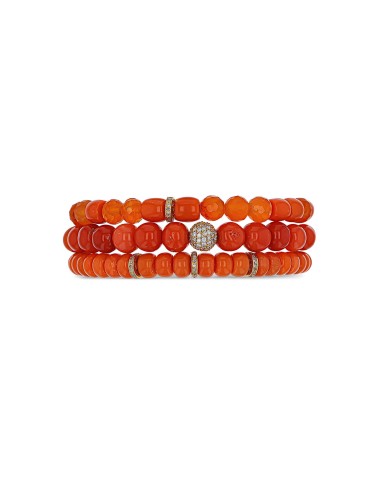 14k Coral Sunset Stack - Orange Mix "One of a Kind" vous aussi creer 