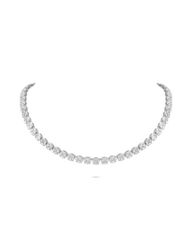 Illusion Diamond Collar Necklace En savoir plus