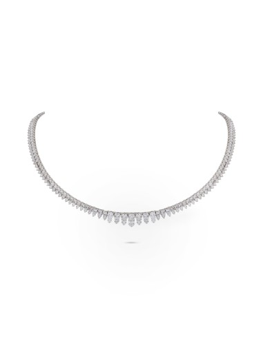 Double Layer Diamond Collar Necklace les ligaments