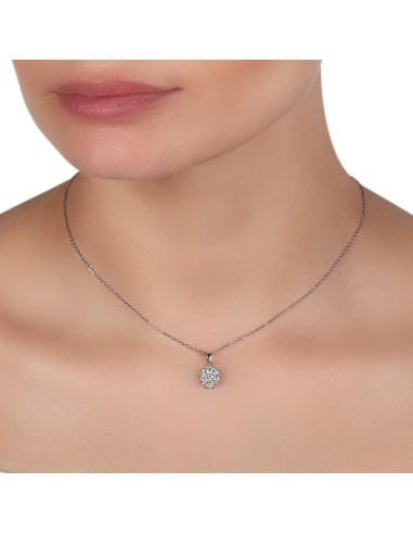 Illusion Drop Diamond Pendant Necklace le concept de la Pate a emporter 