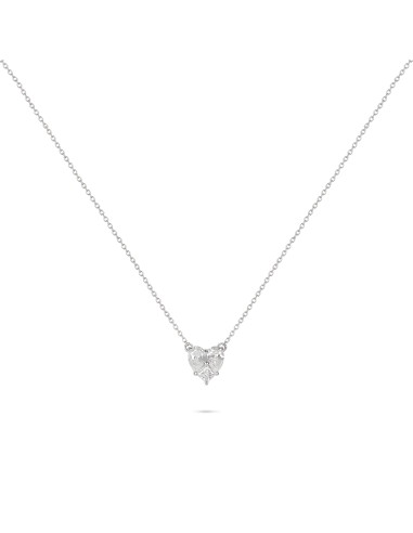 Heart Shaped Illusion Diamond Necklace hantent personnes