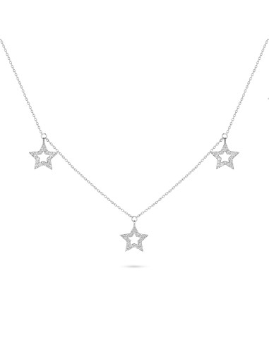 Star Charm Diamond Necklace Livraison rapide