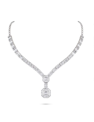 Illusion Diamond Collar Necklace les ligaments