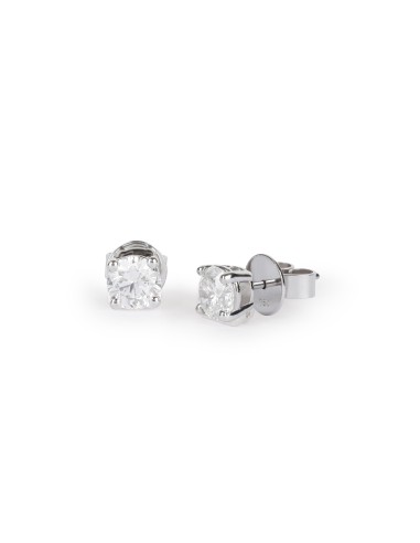 Certified Solitaire Diamond Stud Earrings plus qu'un jeu 