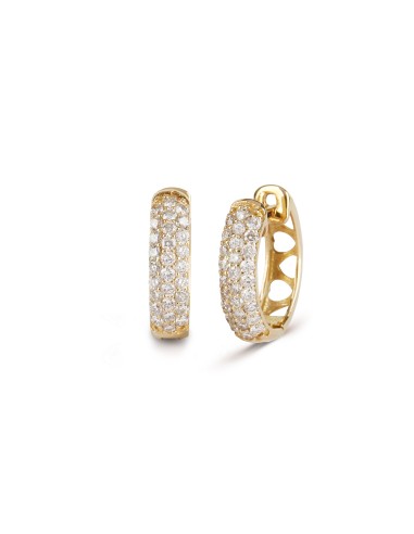 Heart Huggie Diamond Earrings ou a consommer sur place