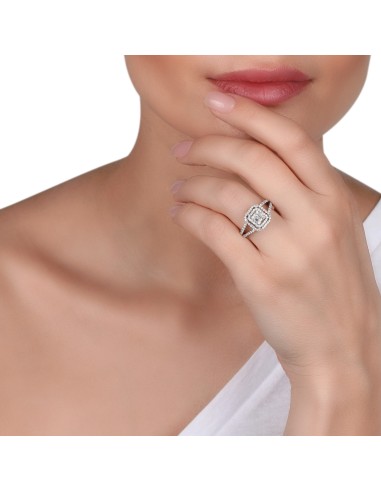 Illusion Diamond Cocktail Ring Vous souhaitez 