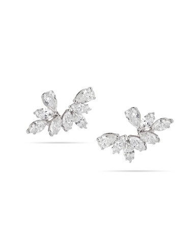 Marquise Asymmetrical Diamond Earrings Profitez des Offres !