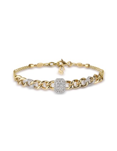 Cuban Link Chain Illusion Diamond Bracelet plus qu'un jeu 