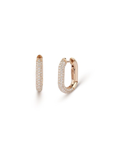 Oval Huggie Diamond Earrings du meilleur 