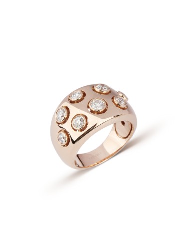 Rose Gold & Bezeled Diamond Ring l'évolution des habitudes 