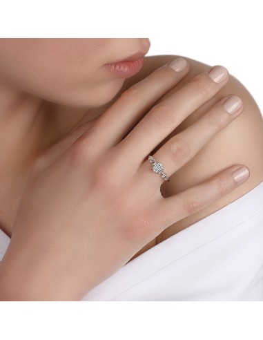 Illusion Baguette Diamond Ring solde