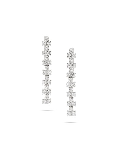 Patterned Diamond Drop Earrings une grave pollution 