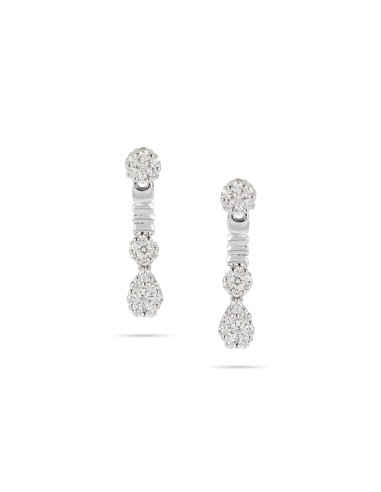 Illusion Drop Diamond Earrings Amélioration de cerveau avec