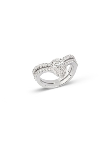 Certified Double Band Diamond Solitaire Ring En savoir plus