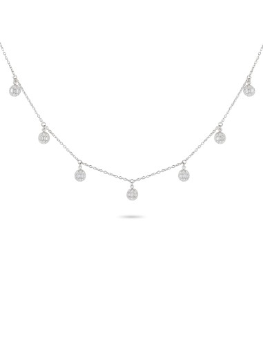 Diamond Illusion Charm Necklace Pour