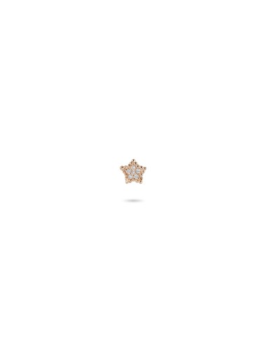 Small Single Side Star Stud Diamond Earring Les êtres humains sont 