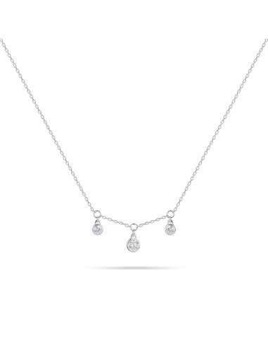 Trio Diamond Charm Necklace shop