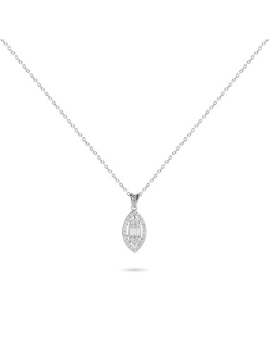 Marquise Illusion Diamond Necklace d'Europe débarque