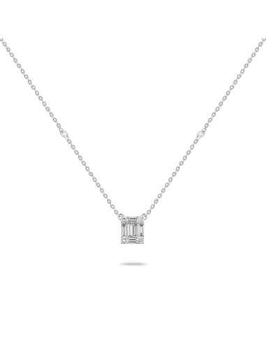 Diamond Baguettes Necklace de technologie